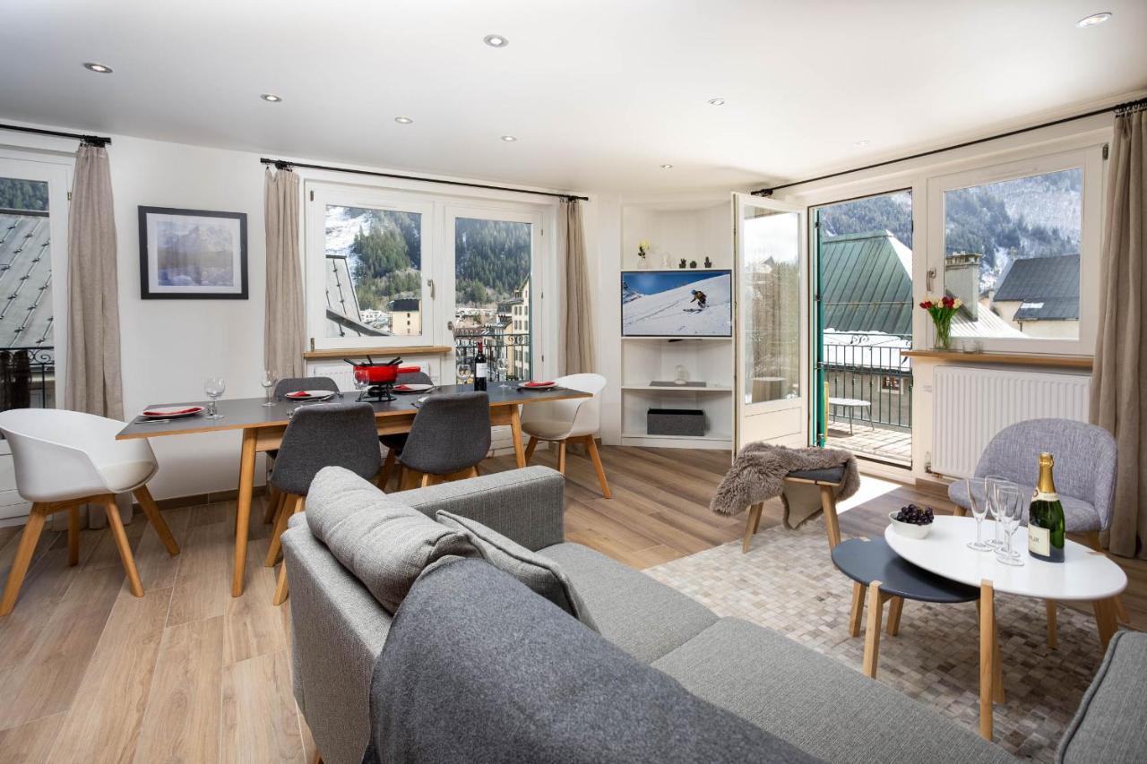 Le Panoramic Mont Blanc Apartment - Chamonix All Year ภายนอก รูปภาพ